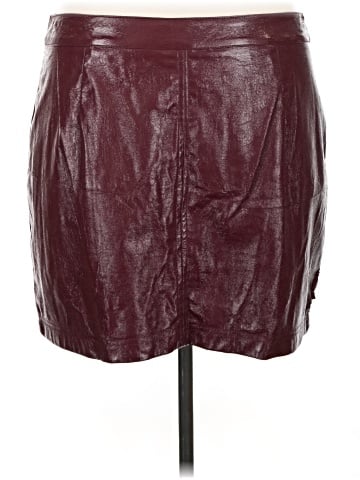 ASOS Faux Leather Skirt (view 2)