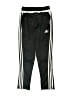 Adidas 100% Polyester Black Track Pants Size M (youth) - photo 1