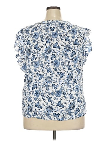 Jones New York Short Sleeve Blouse (view 2)