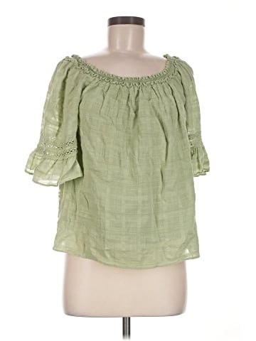 Max Studio 3/4 Sleeve Blouse (view 1)