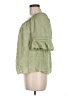 Max Studio 100% Cotton Green 3/4 Sleeve Blouse Size M - photo 5