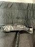 Zara Solid Black Track Pants Size M - photo 7