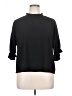 Madewell Black Clipdot Ruffle Top Size XL - photo 1