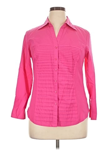 Elementz 3/4 Sleeve Button-Down Shirt (view 1)