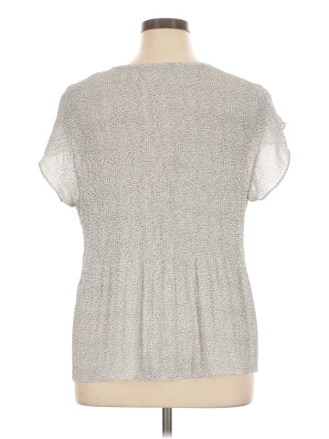 Adrianna Papell Short Sleeve Blouse (view 2)