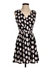 Iska 100% Polyester Hearts Black Casual Dress Size 4 - photo 1