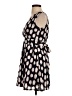 Iska 100% Polyester Hearts Black Casual Dress Size 4 - photo 5