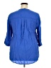 Beverly Drive Blue 3/4 Sleeve Button-Down Shirt Size 20 - photo 2