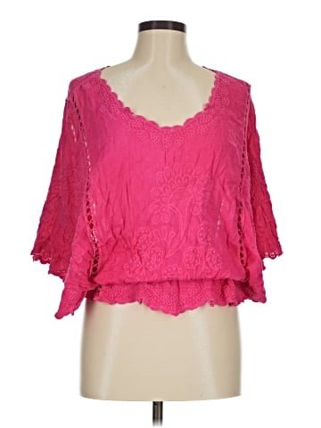 Solitaire 3/4 Sleeve Blouse (view 1)