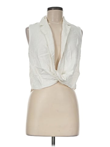 Lulus Sleeveless Button-Down Shirt (view 1)