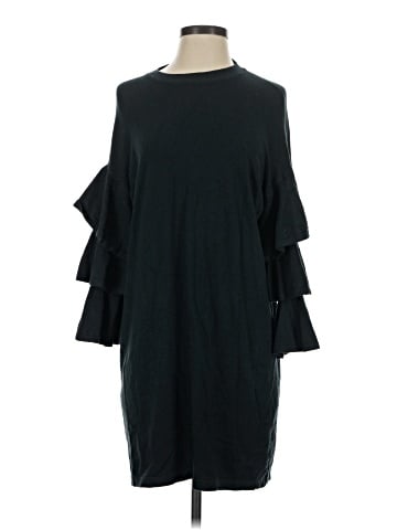 Olivaceous Casual Dress (view 1)