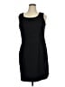 AGB Solid Black Casual Dress Size 16 - photo 1
