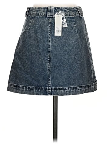 Blue Rain Denim Skirt (view 2)