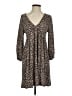 Pull&Bear Animal Print Brown Casual Dress Size S - photo 1