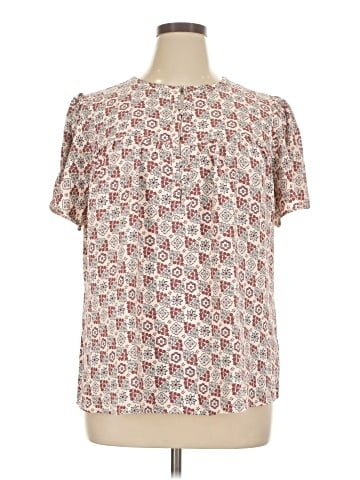 Ann Taylor Short Sleeve Blouse (view 1)