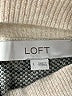 Ann Taylor LOFT Animal Print Ivory Silver Pullover Sweater Size L - photo 7