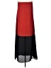 Ann Taylor LOFT 100% Polyester Color Block Red Casual Skirt Size L - photo 2