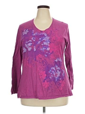 Just My Size 3/4 Sleeve T-Shirt (view 1)