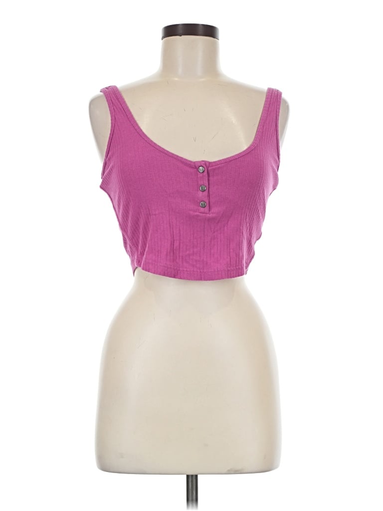 Pre-owned Fp Movement Tank Top Pink Sweetheart Neckline Tops
