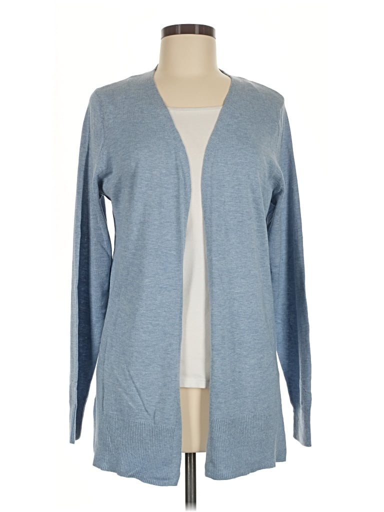 Pre-owned Amazon Essentials Cardigan Sweater In Blue
