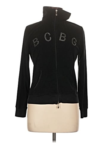 BCBGMAXAZRIA Zip Up Hoodie (view 1)