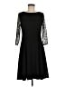 Talbots Solid Black Cocktail Dress Size 6 Petite - photo 1