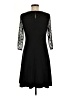 Talbots Solid Black Cocktail Dress Size 6 Petite - photo 2