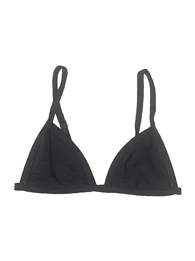 Pre-owned Beach Riot Swimsuit Top Black Swimwear