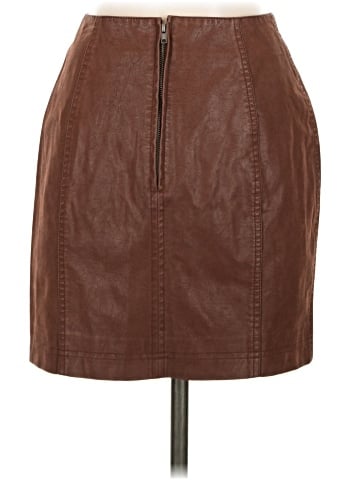 Free People Faux Leather Skirt (view 2)