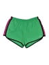Reebok 100% Polyester Color Block Green Athletic Shorts Size M - photo 1