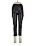 Gap 100% Polyester Solid Black Faux Leather Pants Size L - photo 1