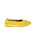 Eileen Fisher 100% Leather Yellow Flats Size 9 - photo 1