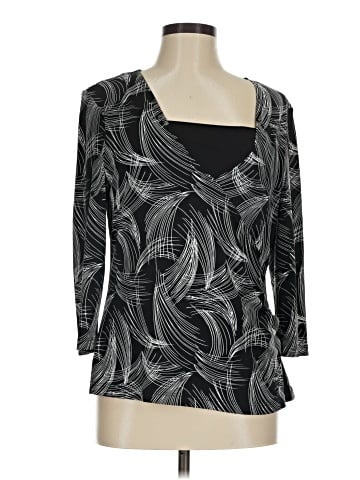 JM Collection 3/4 Sleeve Top (view 1)