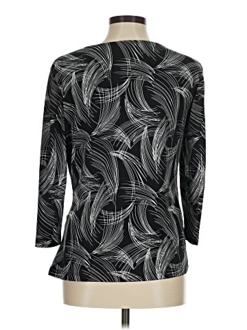 JM Collection 3/4 Sleeve Top (view 2)