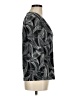 JM Collection Black 3/4 Sleeve Top Size M - photo 4