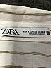 Zara Stripes Ivory Long Sleeve Button-Down Shirt Size M - photo 7