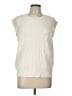 Cyrus Solid Ivory Sweater Vest Size L - photo 1