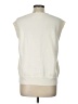 Cyrus Solid Ivory Sweater Vest Size L - photo 2