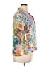 Johnny Was Floral Ivory Short Sleeve Blouse Size XL - photo 4