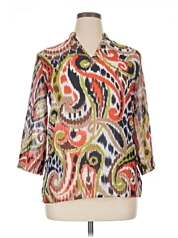 Alfred Dunner 3/4 Sleeve Blouse (view 1)
