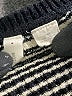 Moth Stripes Gold Pullover Sweater Size S - photo 7