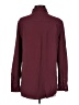 Equipment 100% Polyester Solid Burgundy Long Sleeve Blouse Size S - photo 2
