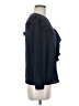 Topshop 100% Polyester Blue Long Sleeve Blouse Size 6 - photo 4