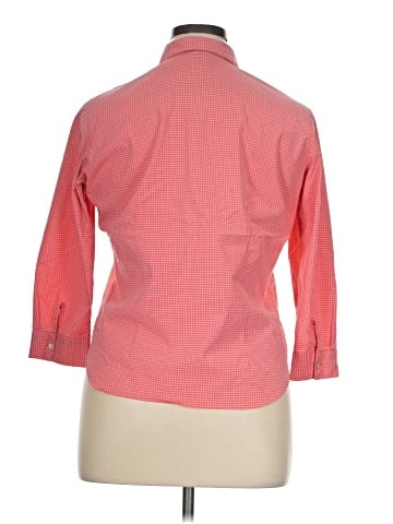 Lands' End 3/4 Sleeve Button-Down Shirt (view 2)