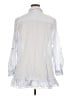 Soft Surroundings 100% Cotton White Silver 3/4 Sleeve Button-Down Shirt Size 1X - photo 2