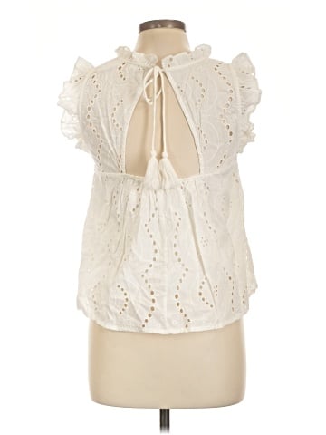 En Creme Sleeveless Blouse (view 2)