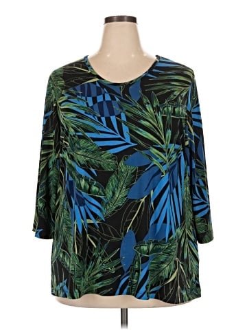 Susan Graver 3/4 Sleeve T-Shirt (view 1)