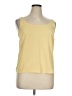 Primark 100% Polyester Yellow Tank Top Size 14 - photo 1