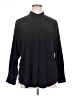Nine West 100% Polyester Black Long Sleeve Polo Size XL - photo 1