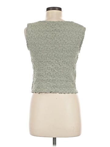 Madewell Popcorn-Knit Twist-Front Sleeveless Top (view 2)